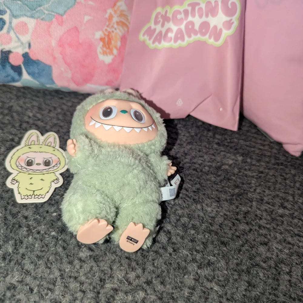 ⚡Labubu Exciting Macaron Green Grape Monster Plush Toy